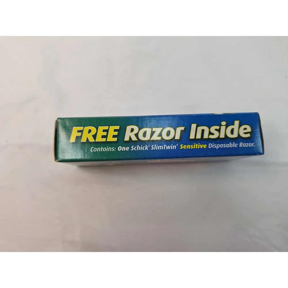 Schick ST SlimTwin Sensitive Disposable Razor One-Push Cleaning Vintage 2007 NEW